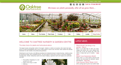 Desktop Screenshot of oaktreegardencentre.co.uk