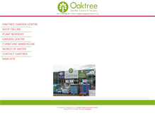 Tablet Screenshot of oaktreegardencentre.co.uk